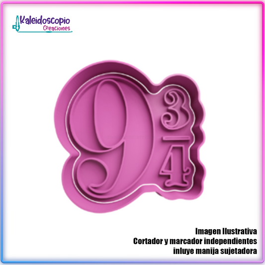 9 3/4 señal Cortador para galletas y fondant