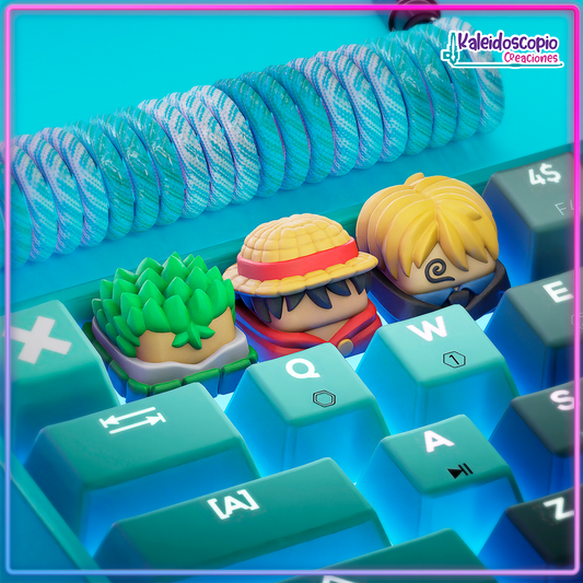 One piece keycaps pack