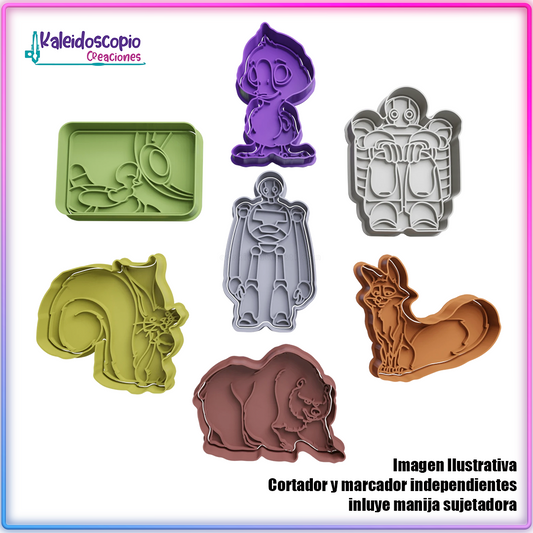 Pack Robot Salvaje Cortador para galleta