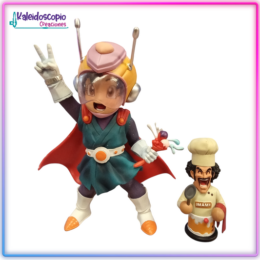 Figura Pan y Mrs Santan Dragon Ball Z