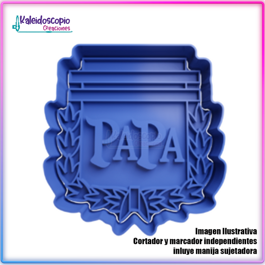 Papá Argentina Cortador para galletas y fondant