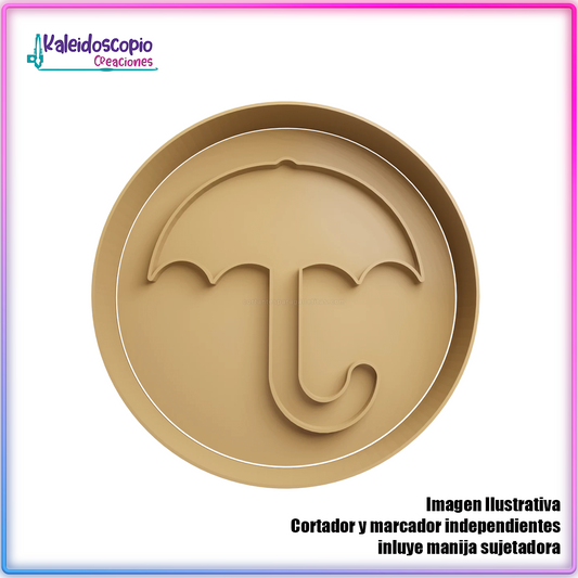 Galleta Paraguas Cortador para galletas