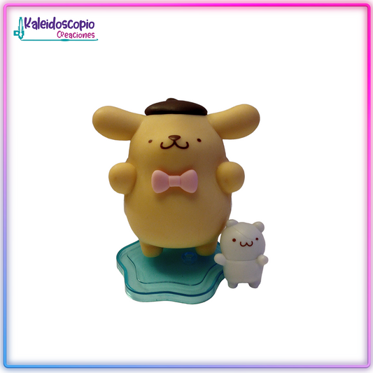 Figura de Pompompurin - Sanrio Gift Gate - Figuras Miniaturas