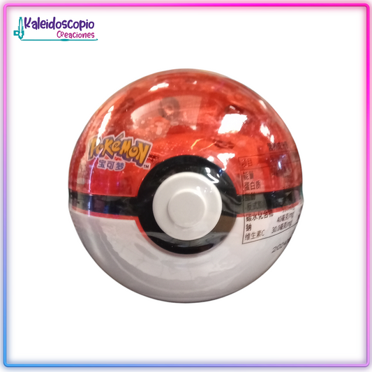 Pokebola Pokemon Leda Gomitas Sabor Frutales