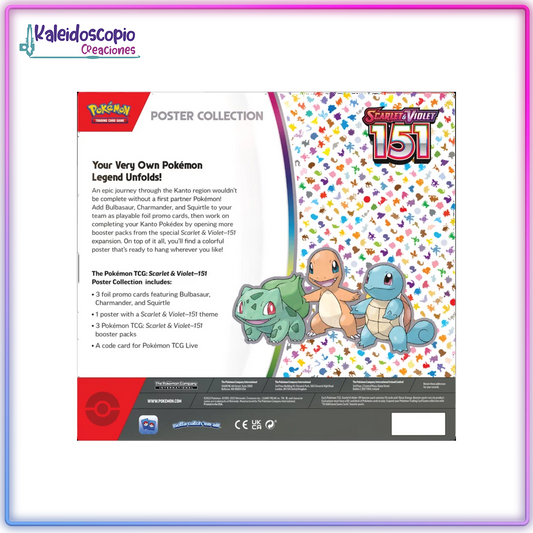 Pokémon TCG: Scarlet & Violet - 151 - Poster Colección