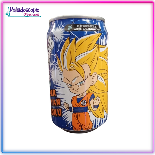 Goku SSJ 3 Ocean Bomb Soda Sabor Mora Azul