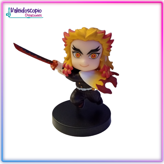 Kyojuro Rengoku Pilar de la flama - Mini Figura Demon Slayer - Bandai