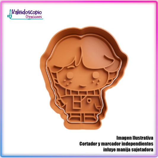 Ron con varita Cortador para galletas y fondant