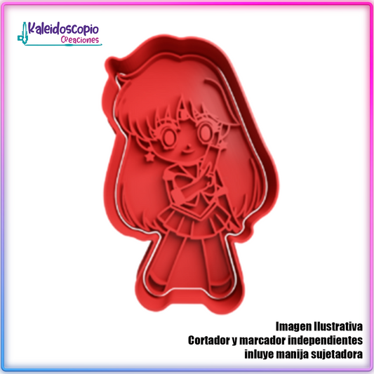 sailor mars Cortador para galletas y fondant