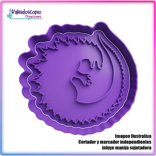 Godzilla Silueta Cortador para galletas