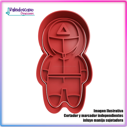 Soldado Triangulo Cortador para galletas