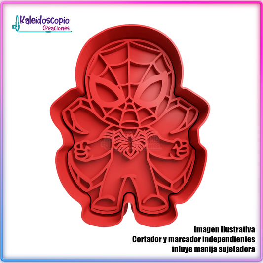 Spiderman al ataque - Cortador para galletas y fondant