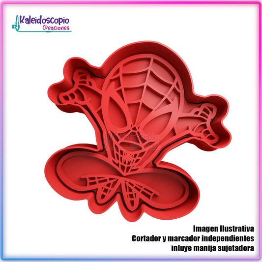 Spiderman Saltando - Cortador para galletas y fondant