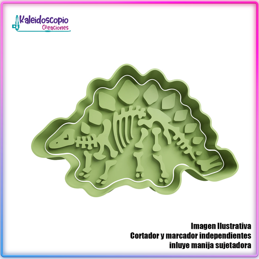 Stegosaurus Fosil Cortador para galletas