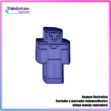 Steve Minecraft Cortador de Galleta y Fondant Steve Minecraft Cortador de Galleta y Fondant