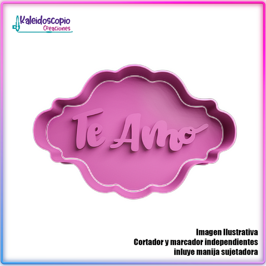 Te amo en una Nube San Valentin - Cortador de Galletas y Fondant