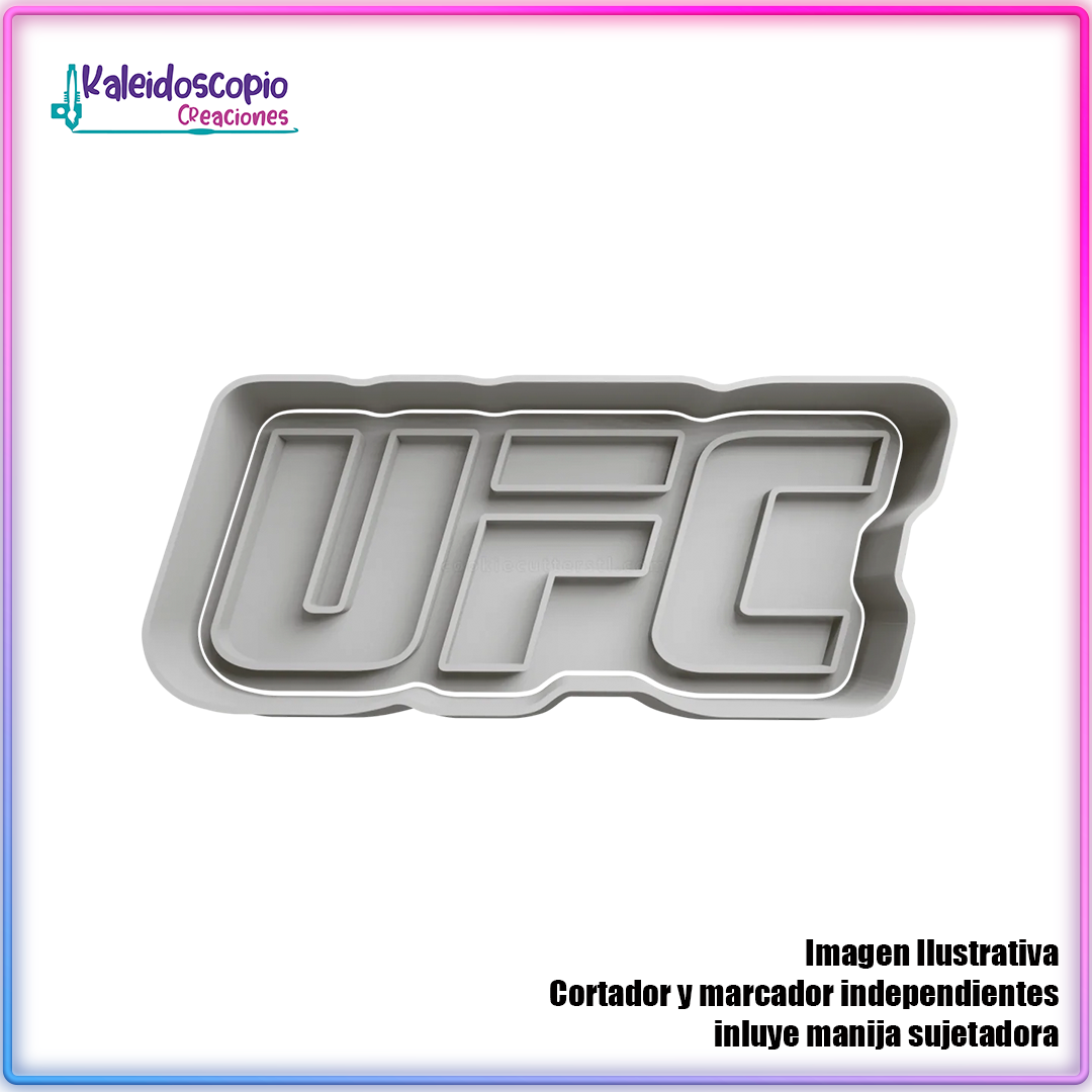 UFC LOGO Cortador para galletas UFC LOGO Cortador para galletas
