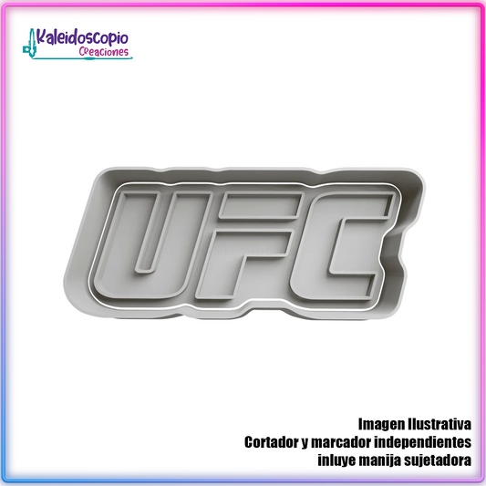 UFC LOGO Cortador para galletas