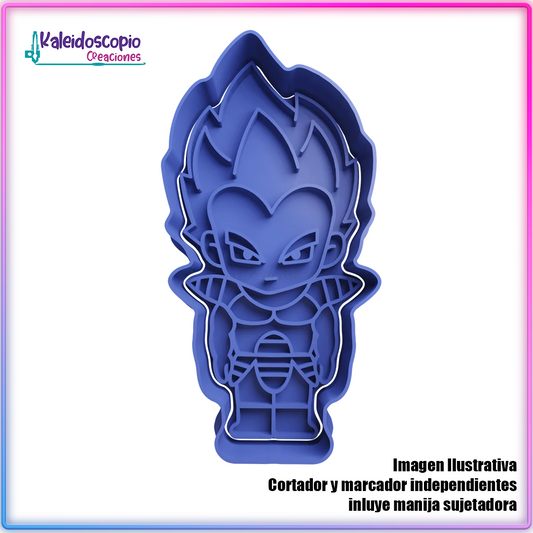 Vegeta Dragon Ball Super Cortador para galletas