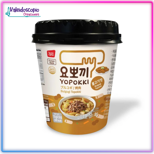 Topokki Cup Sabor Bulgogi, Yopokki