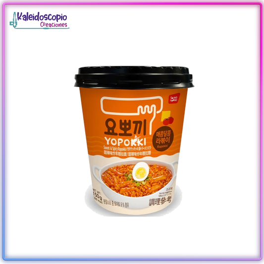 Yopokki Sweet & Mild Spicy Rabokki Cup