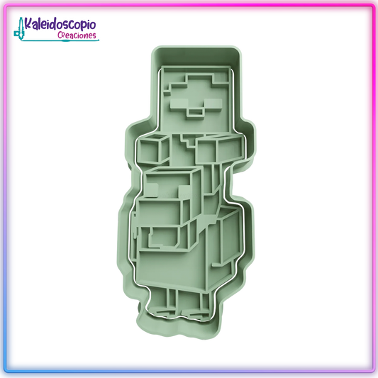 Zombie montando Pollo Cortador para galletas