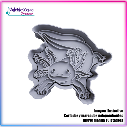 Ajolote - Cortador para galletas y fondant