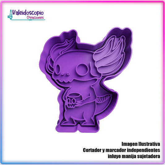 Ajolote alebrije - Cortador para galletas y fondant