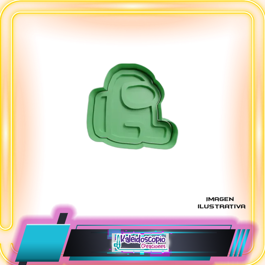 Cortador para galletas Among us Sentadito