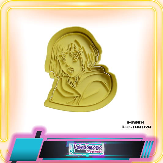 Cortador para galletas Armin Arlert - Attack on titan