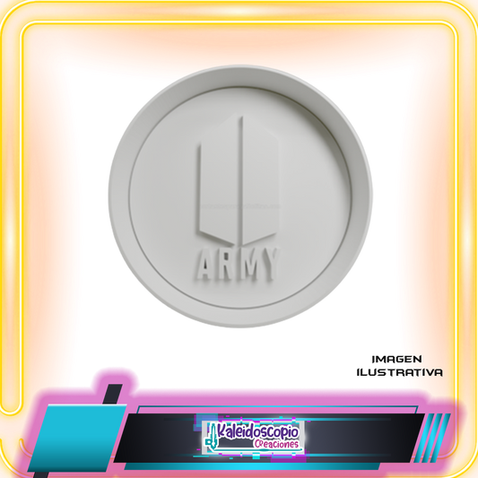 Cortador para galletas Army BTS Emblema