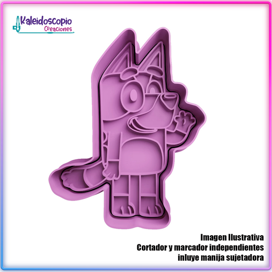Bluey Heleer - Cortador para galletas y fondant