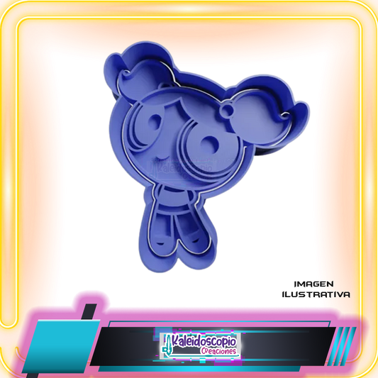 Cortador para galletas Burbuja, chicas super poderosas.