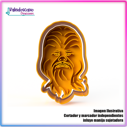 CHEWBACCA - Cortador para galletas y fondant