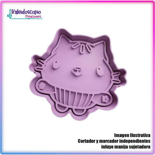 Cakeycat - Cortador para galletas y fondant