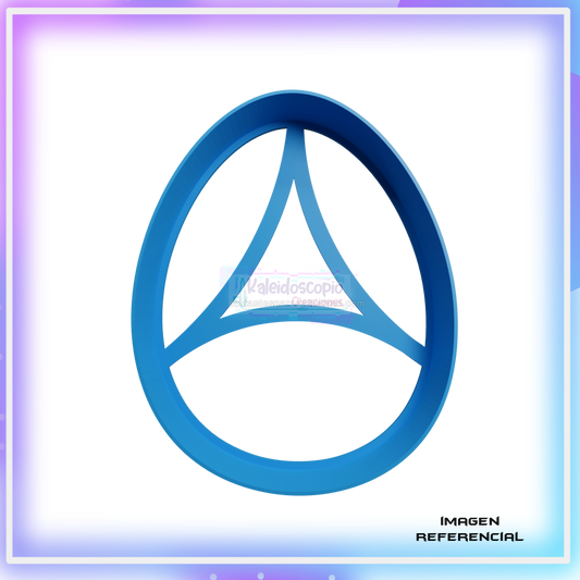 Cortador para galletas Huevo de pascua silueta