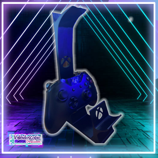 Soporte Dual Control Xbox One Series S X + Soporte audifonos