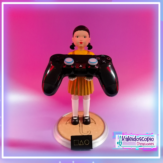 Muñeca "Juego del calamar" Soporte para control