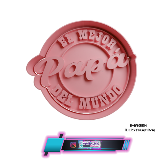 Cortador para galletas El Mejor Papá Del Mundo