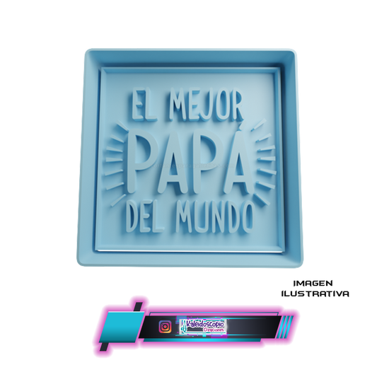 Cortador para galletas El Mejor Papá Del Mundo v2