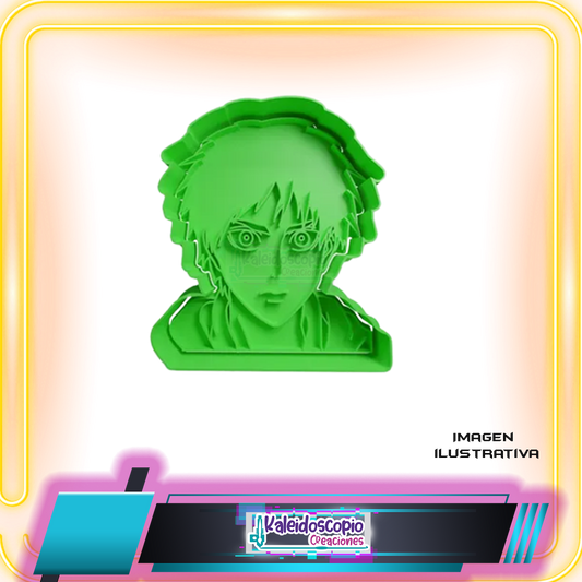 Cortador para galletas Eren Jaeger, Attack On titan.