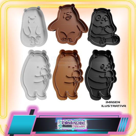 Cortador para galletas Escandalosos Pack 6 piezas.