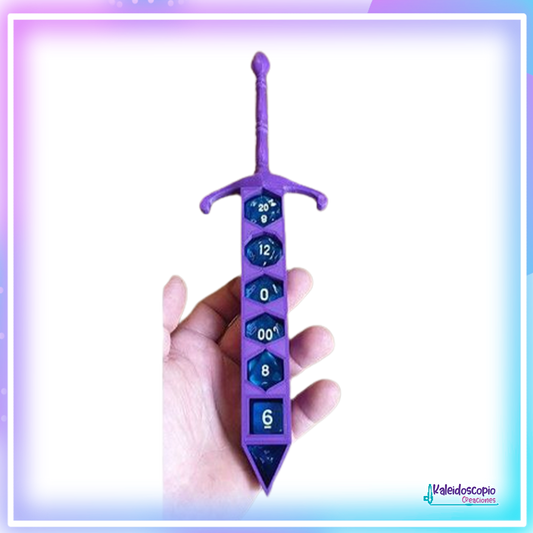 Organizador para dados, juegos de rol.