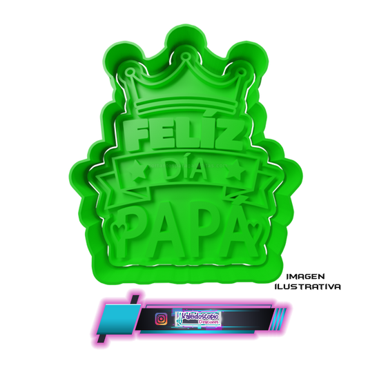 Cortador para galletas Feliz Día Papá v2