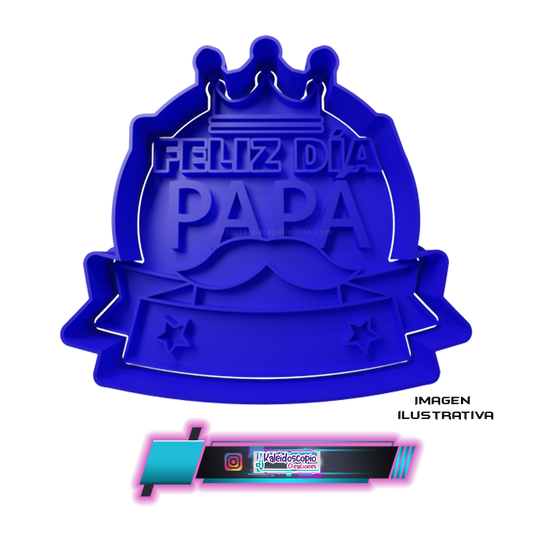 Cortador para galletas Feliz Día Papá v3