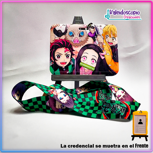 Porta Gafete Kimetsu no yaiba