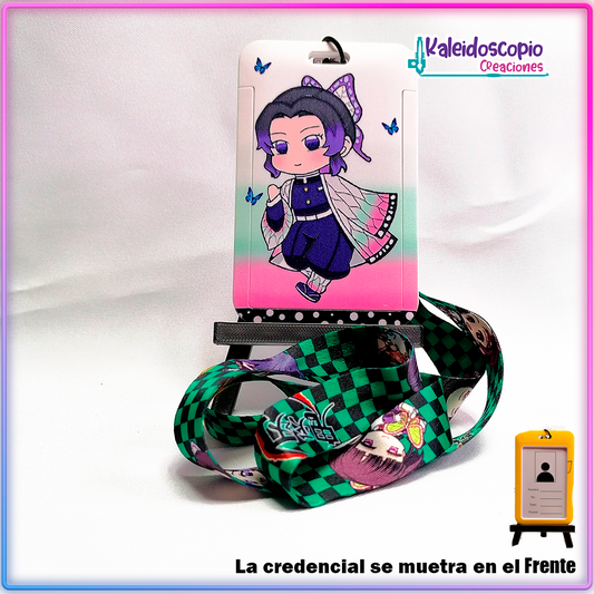 Porta Gafete Shinobu Kocho