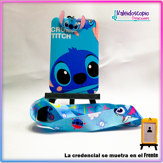 Porta Gafete Stitch v2