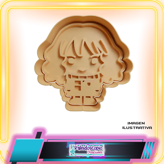 Cortador para galletas Hermione, Harry Potter.