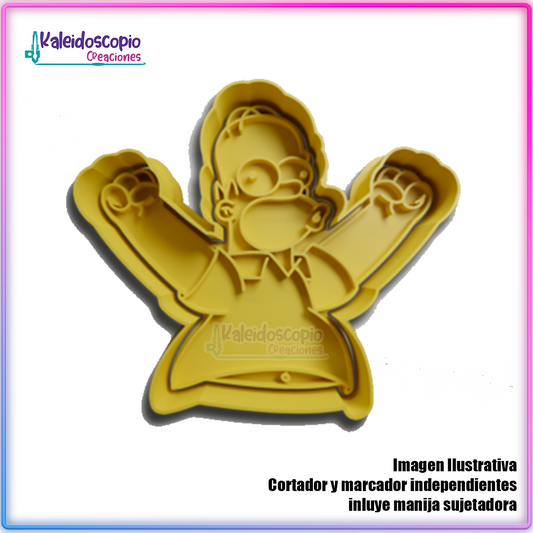 Homero yuju - Cortador para galletas y fondant